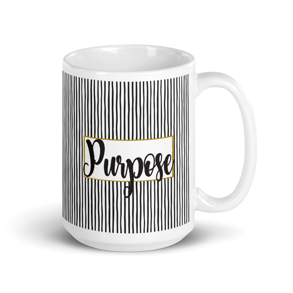 SaySo Gifts and Apparel Purpose Coffee Mug, Christian Coffee Mugs, Inspirational Coffee Mugs