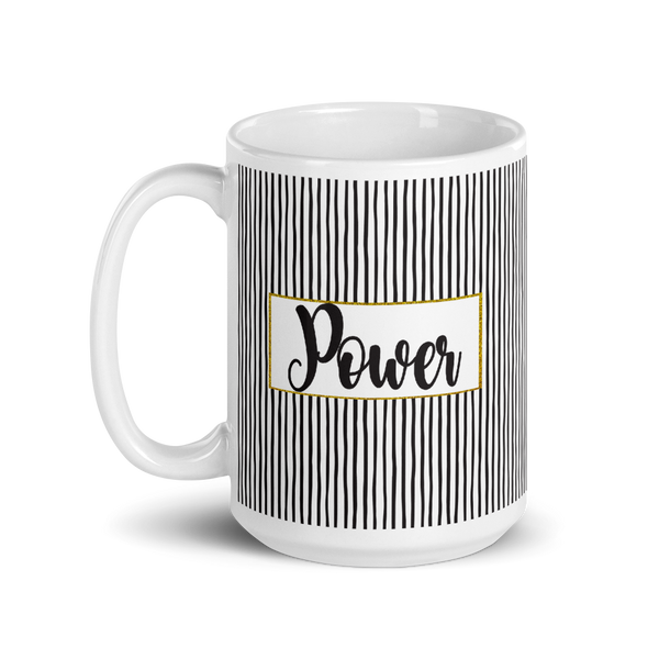 SaySo Gifts and Apparel Power Coffee Mug, Christian Coffee Mugs, Inspirational Coffee Mugs