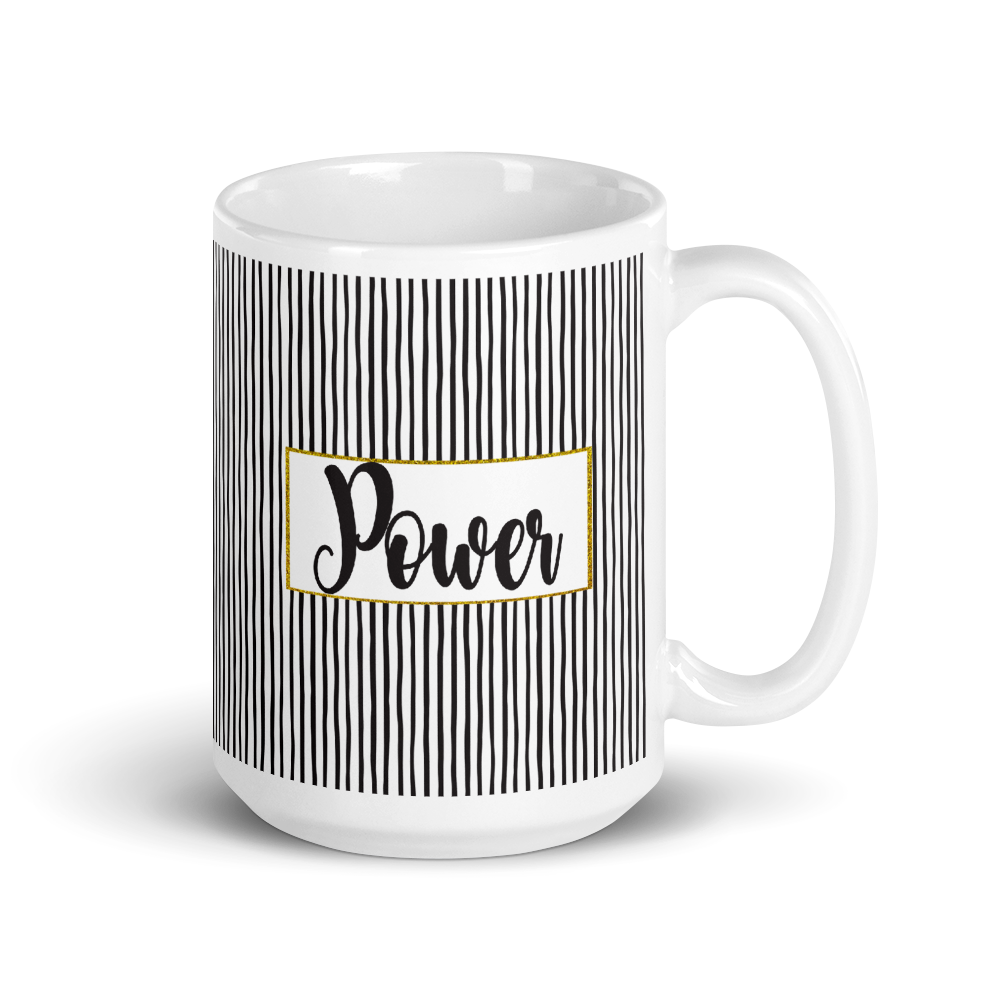 SaySo Gifts and Apparel Power Coffee Mug, Christian Coffee Mugs, Inspirational Coffee Mugs