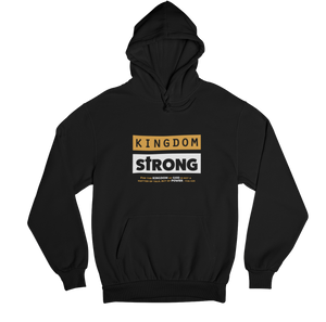 SaySo Gifts and Apparel Kingdom Strong Hoodie, Christian Hoodies for Men and Women, Christian Streetwear Brand