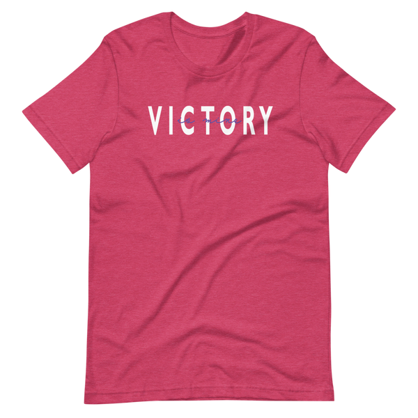 SaySo Gifts and Apparel Victory is Mine T-Shirt in Pink, Christian T-Shirts for Men and Women, Inspirational T-Shirts, Christian Streetwear Brand