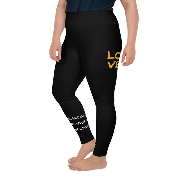 SaySo Gifts and Apparel LOVE Leggings, Christian Dancers Hip Hop, Christian Streetwear Brand