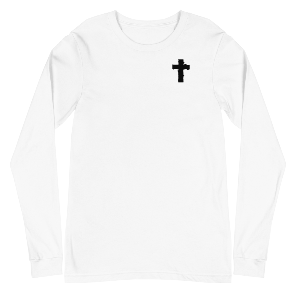 SaySo Gifts and Apparel Boldly Long Sleeve T-Shirt, Christian T Shirts for Men, Christian Streetwear Brand